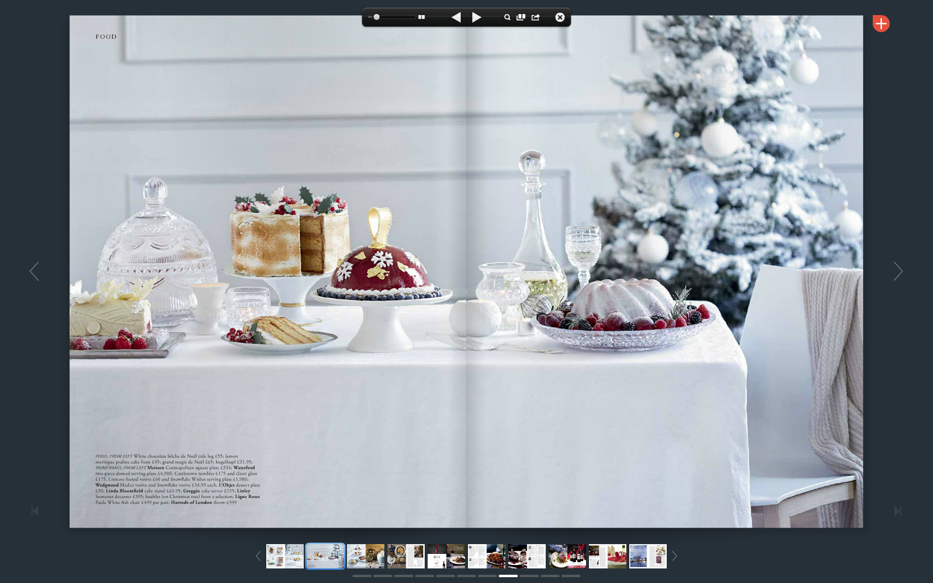Linda Bloomfield - Harrods magazine