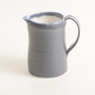 Handmade jug- black jug- porcelain jug- linda Bloomfield-