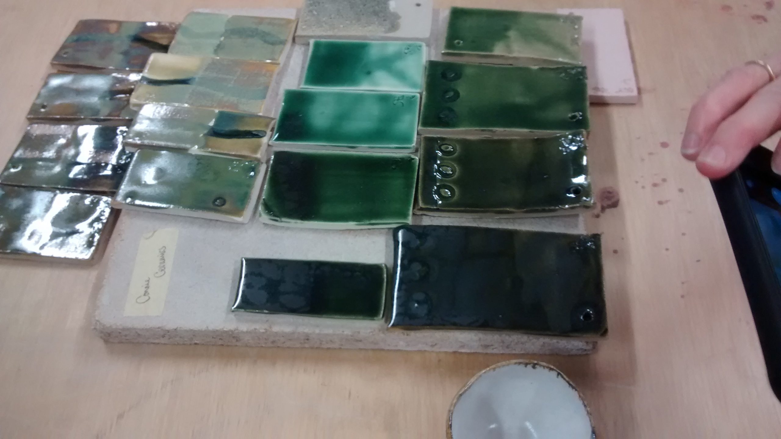 West Dean glaze course