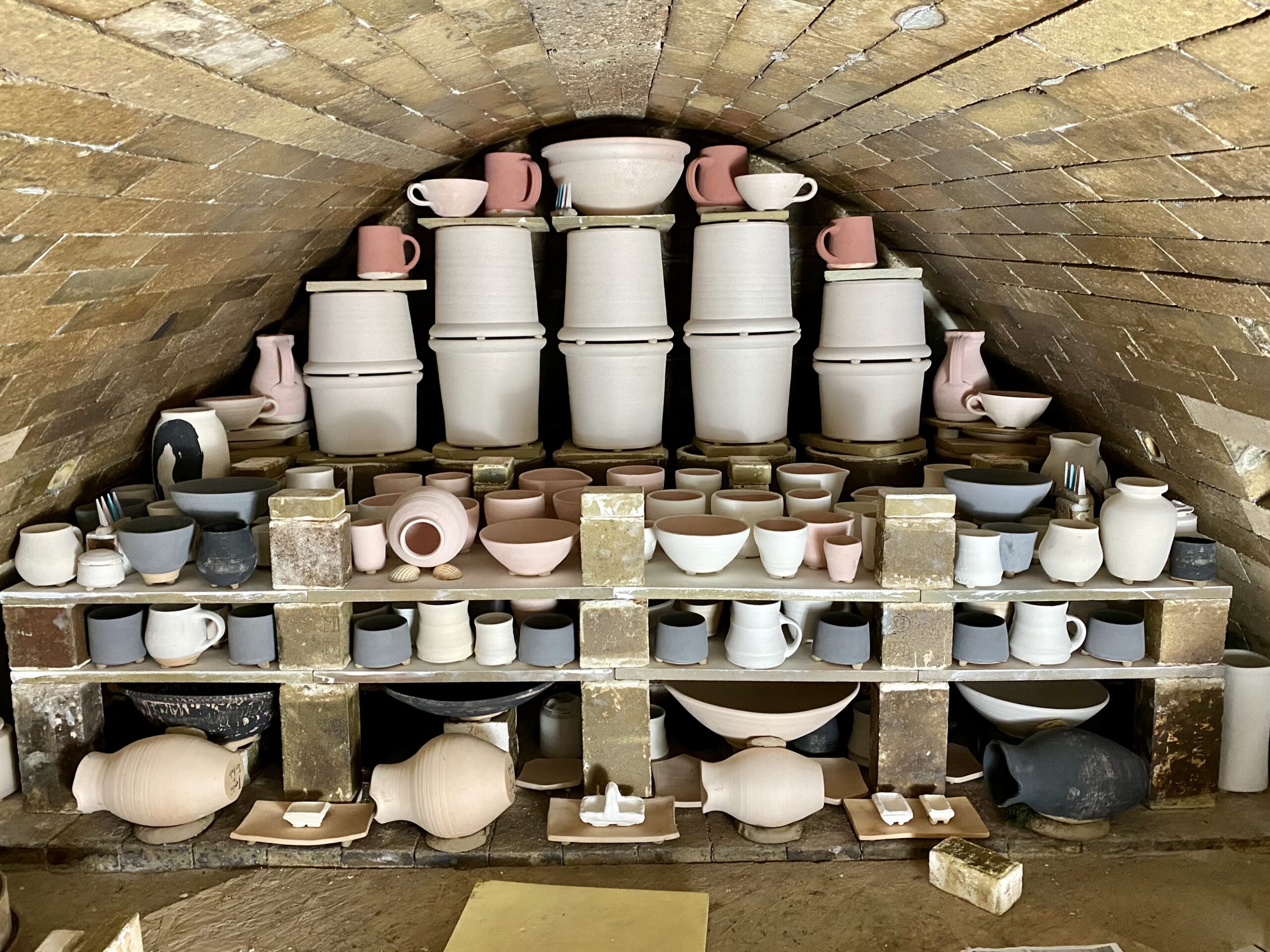 Anagama kiln at Kigbeare